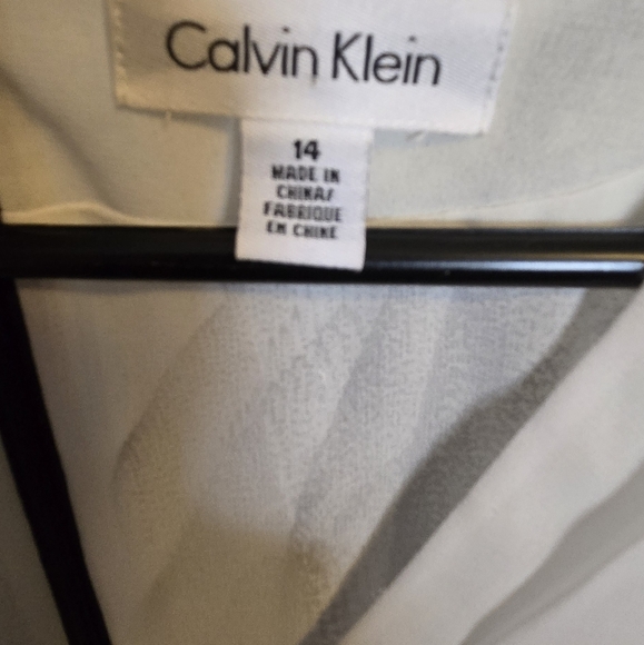 Calvin Klein Dresses & Skirts - Calvin Klein White Blouse